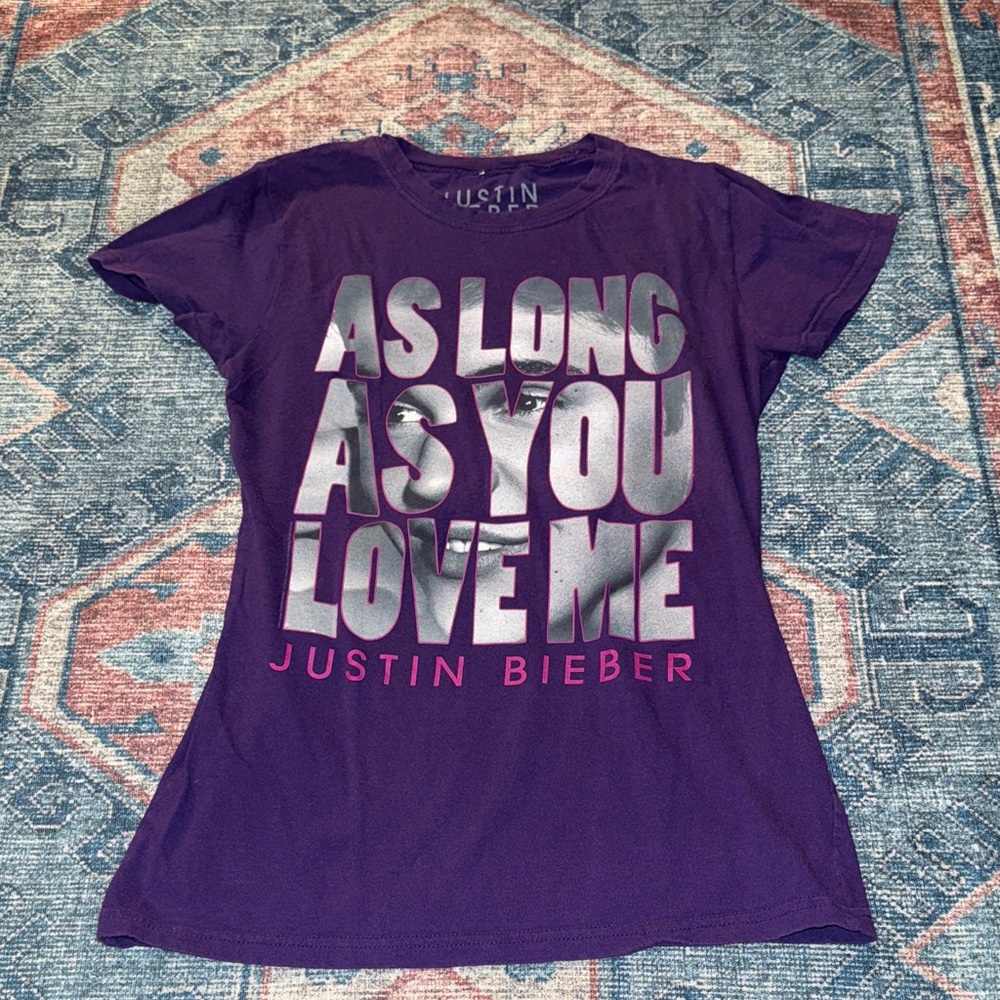 Justin Bieber “As Long As You Love Me” Purpose Tour Shirt